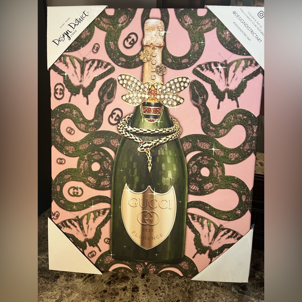 Design District Luxury inspired wall art! 10.75”x14”x1.5” Brand new!